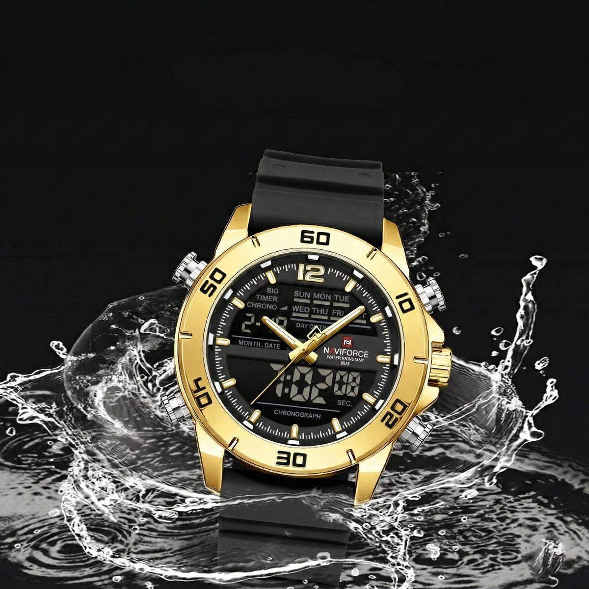 Titan Gold Sport Watch